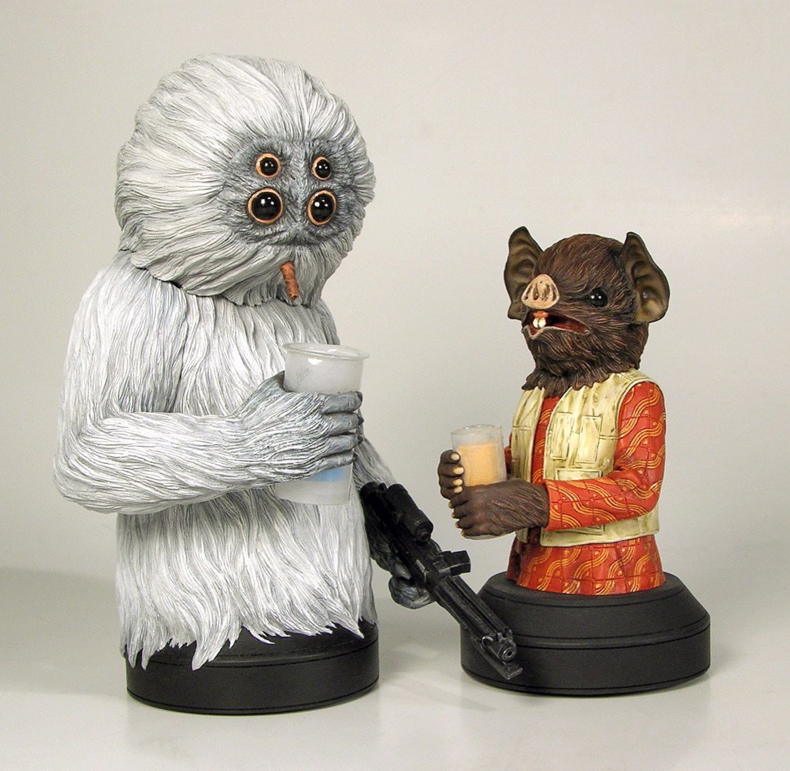 Amazon.co.jp: Gentle Giant - Buste Star Wars - Kabe et Muftak Mini